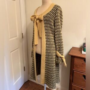 Vintage Designer Missoni Women’s Wool Full-Length Cardigan